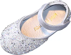 Girls Mary Jane Rhinestone Dress Shoes Baby Toddler Slip On Ballet Big Kids Flat for Party Wedding Christmas