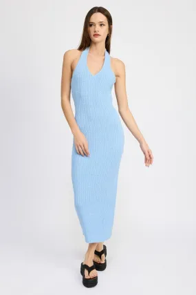 Halter Neck Bodycon Midi Dress Halter Neck Bodycon Midi Dress