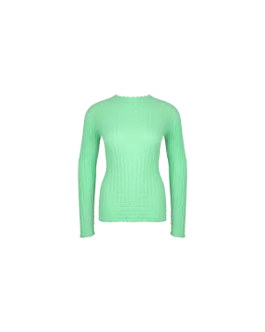 HONEYCOMB LONG SLEEVE LIME
