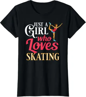 Ice Skater Trainer Skates Shoes T-Shirt
