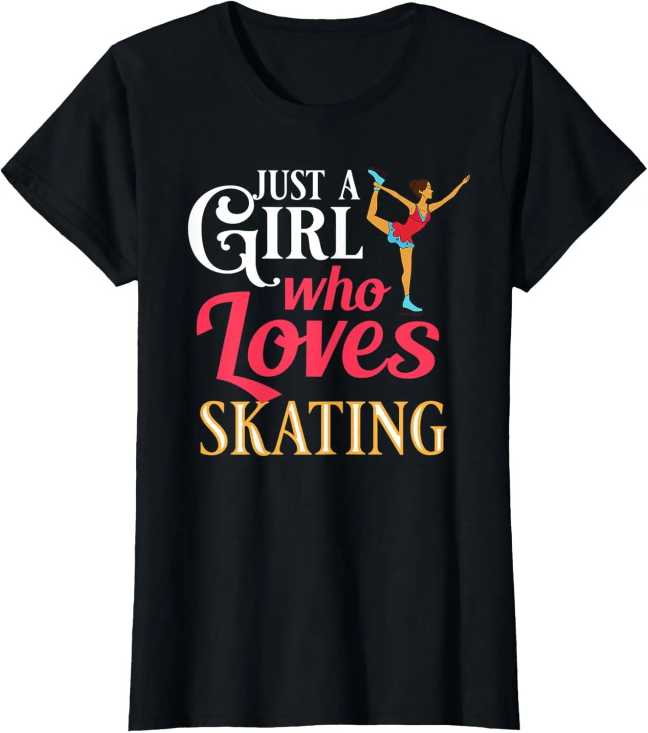 Ice Skater Trainer Skates Shoes T-Shirt