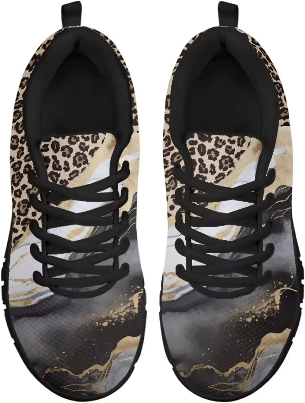 Kuiaobaty Walking Running Tennis Shoes Women's Fashion Sneakers Men's Athletic Shoes Lace-up Lightweight Breathable