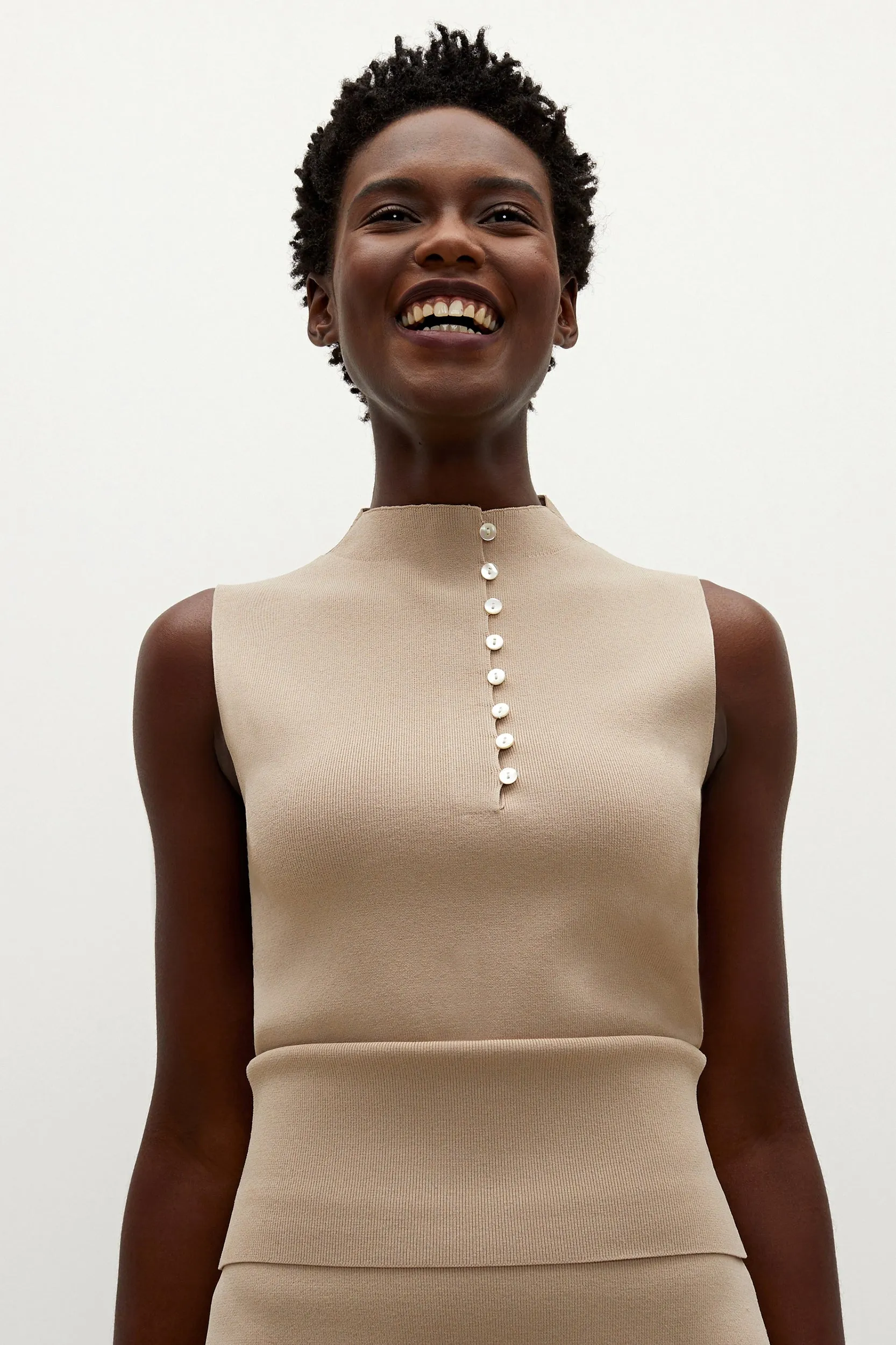 Malki Top - Jardigan Knit :: Latte