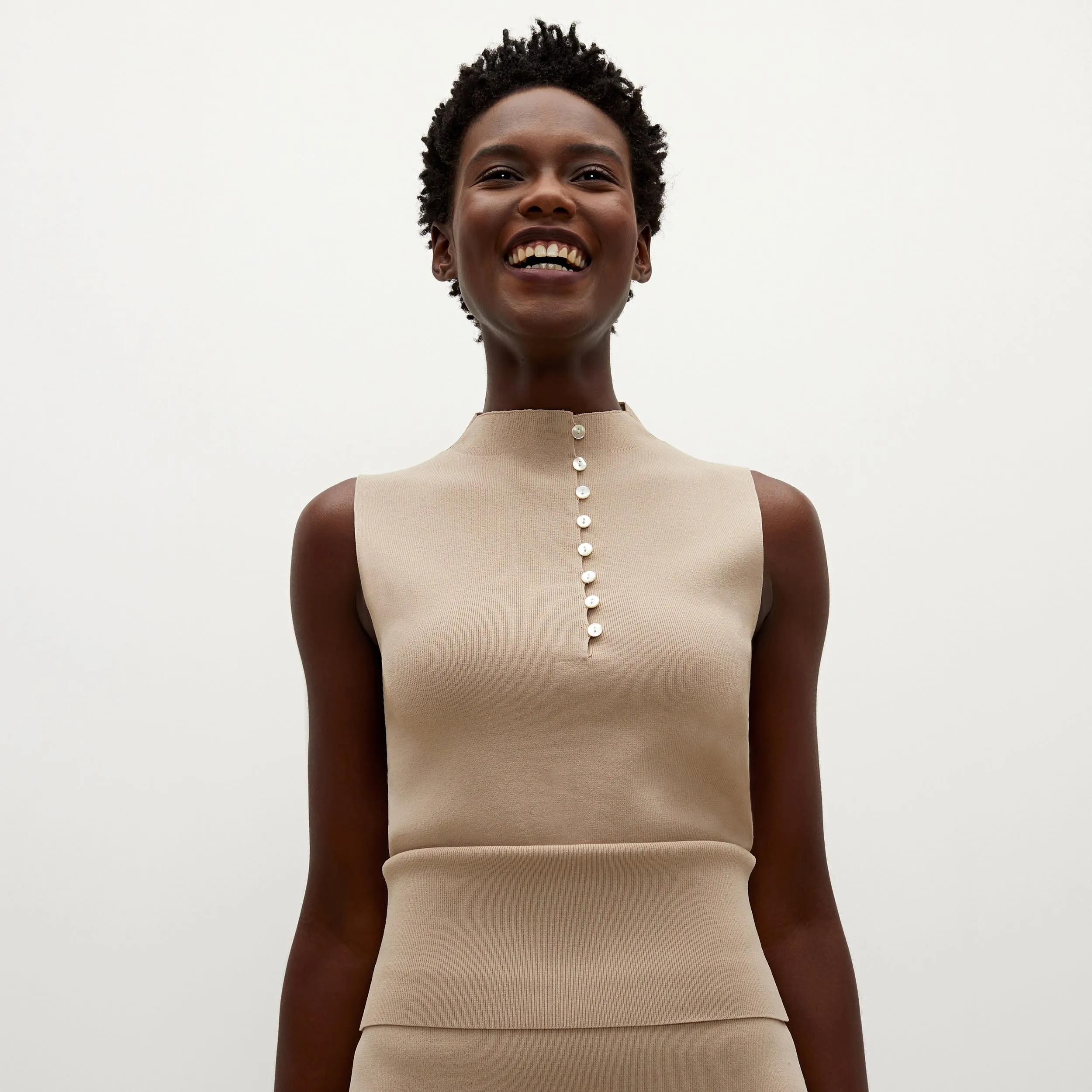 Malki Top - Jardigan Knit :: Latte