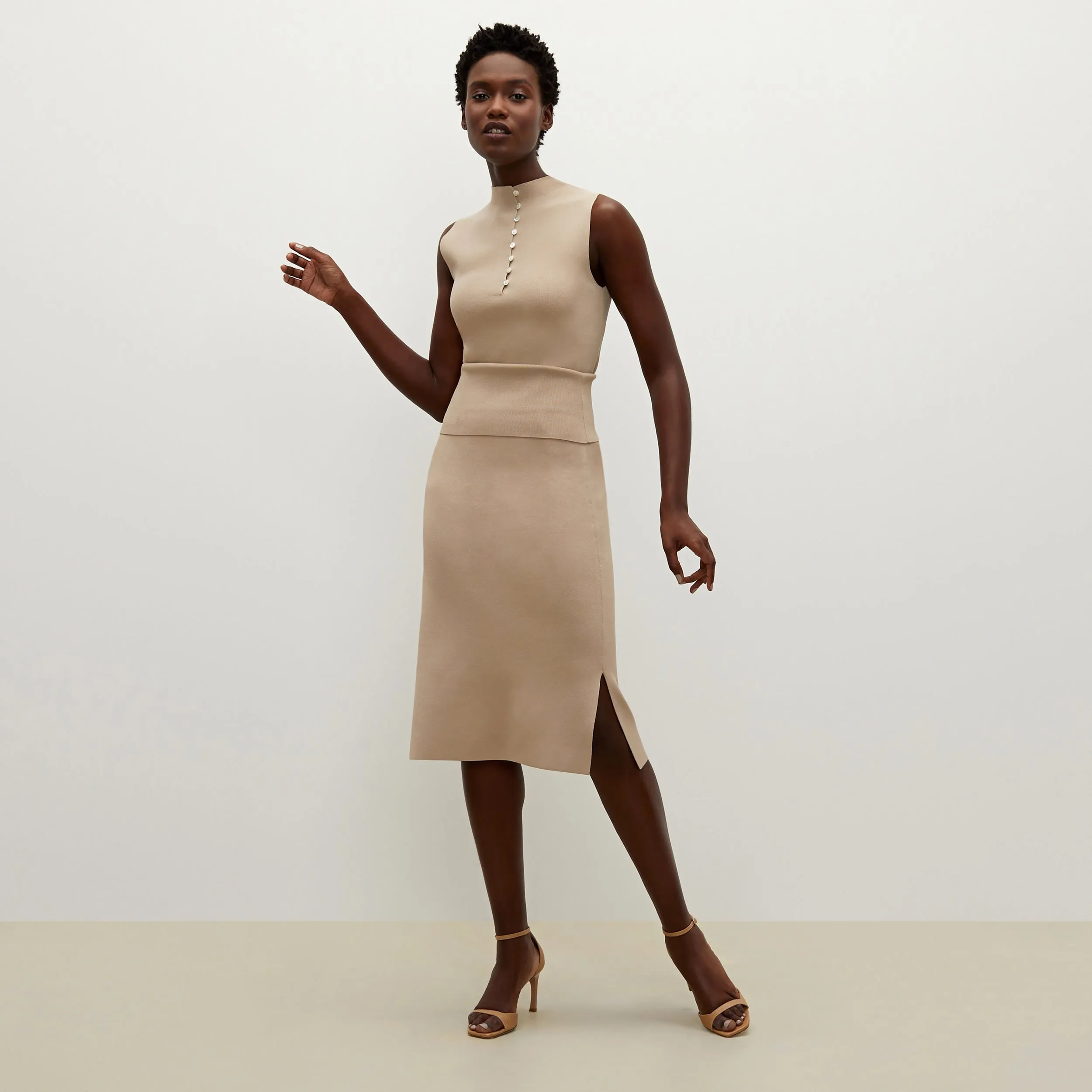 Malki Top - Jardigan Knit :: Latte