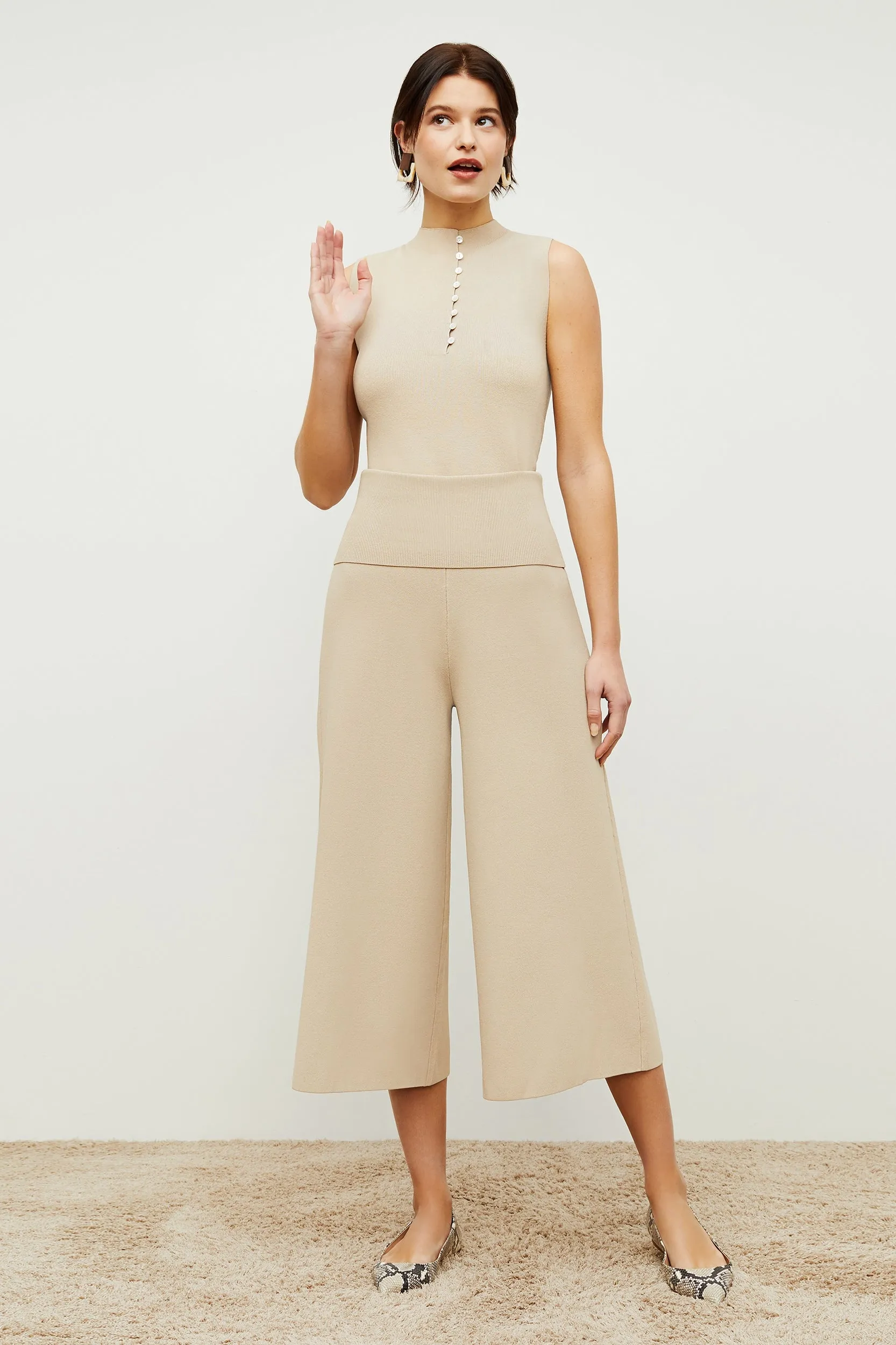 Malki Top - Jardigan Knit :: Latte