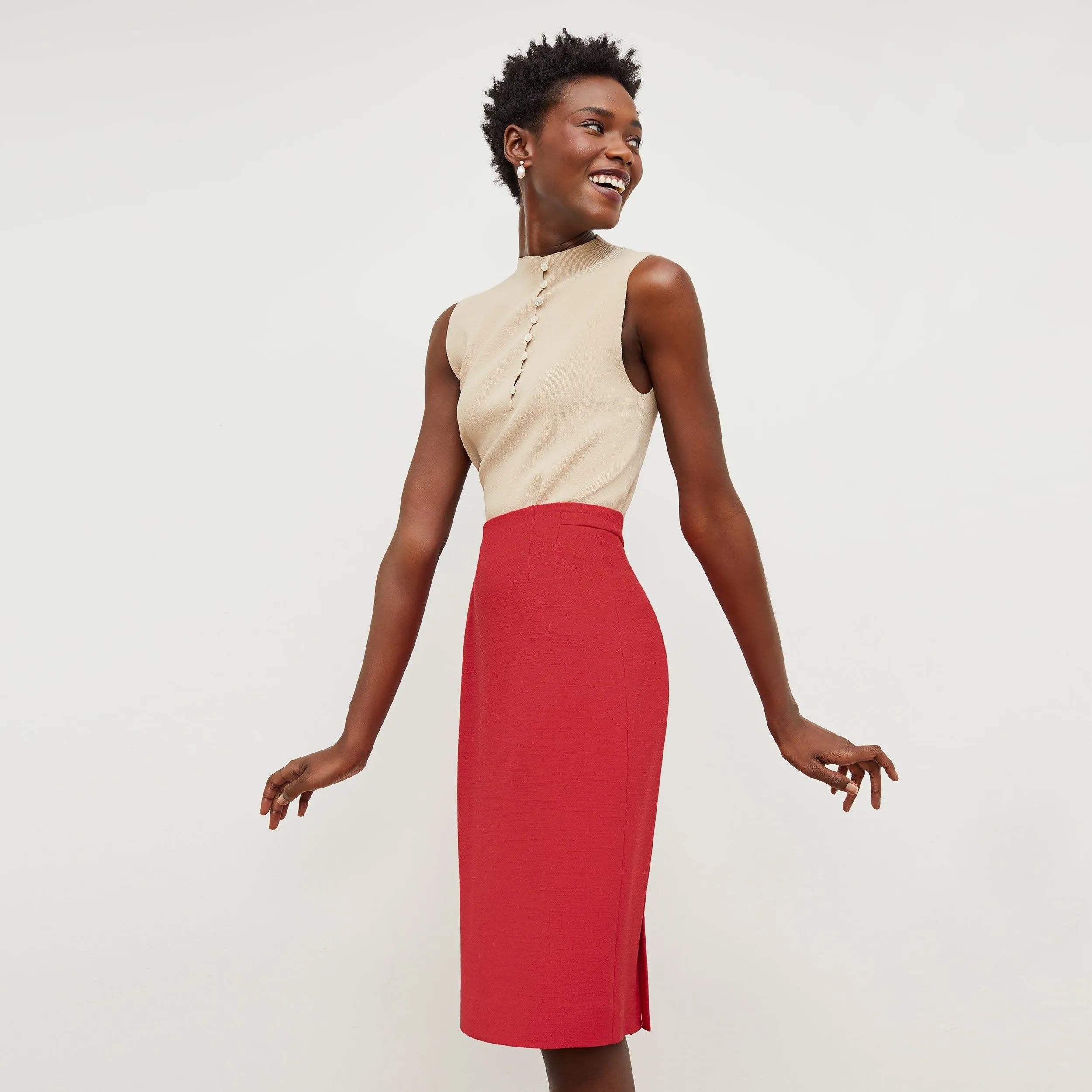Malki Top - Jardigan Knit :: Latte