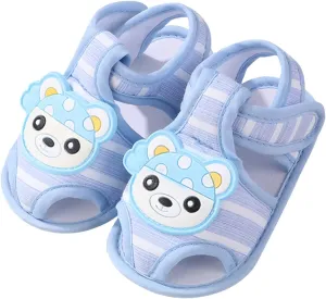 Newborn Shoes for Girls, Baby Girls Boys Shoes Infant Toddler Walkers Shoes Cartoon Bear Princess Shoes Sandals Gifts