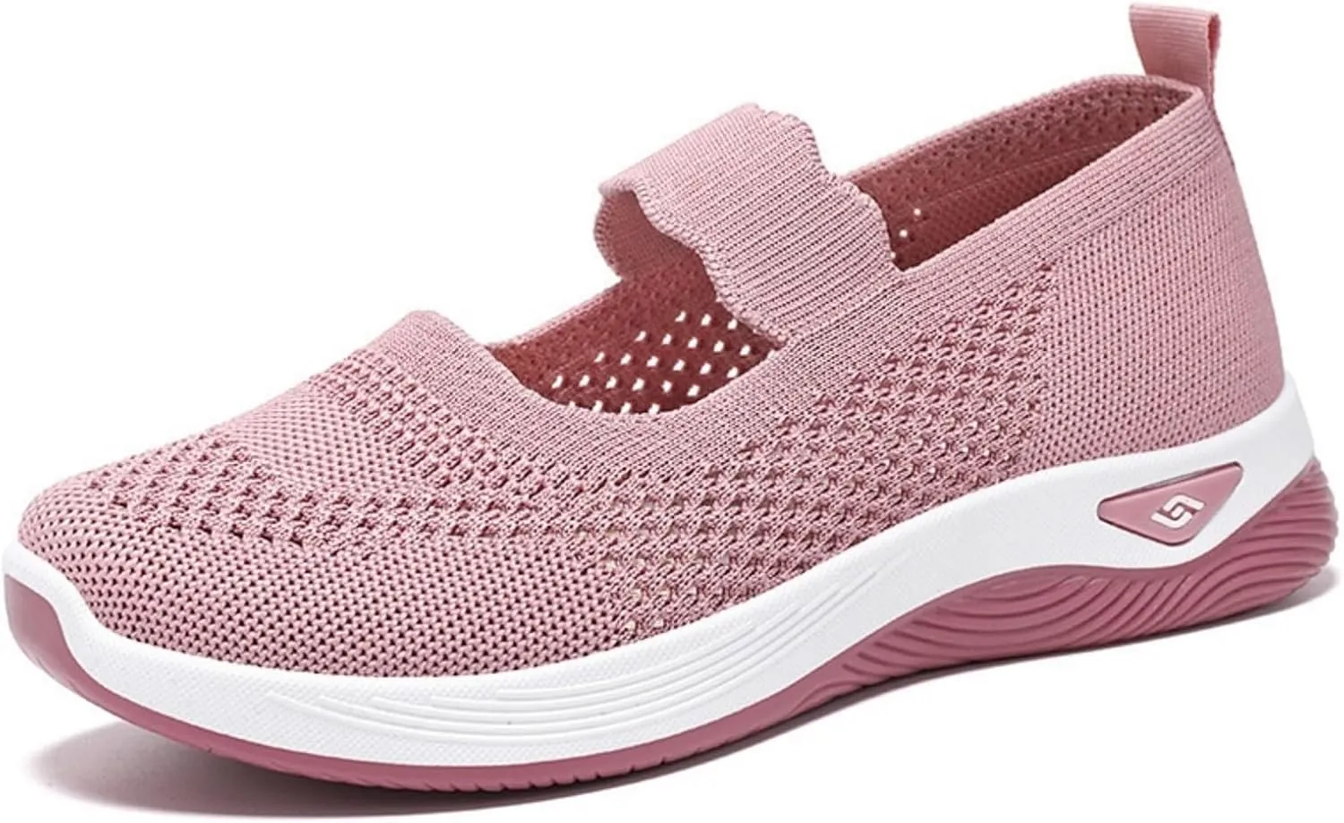 Orthopedic Sneakers for Women Non-Slip Arch Support Walking Shoes Lightweight Mesh Breathable Slip-On Sneakers Diabetic Shoes Athletic Tennis Shoe Comfortable Loafers Footwear