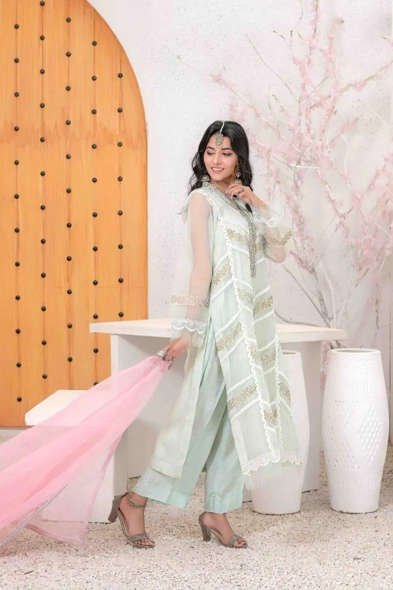 Ruby Couture - Tara - 3 Piece - Organza & Silk