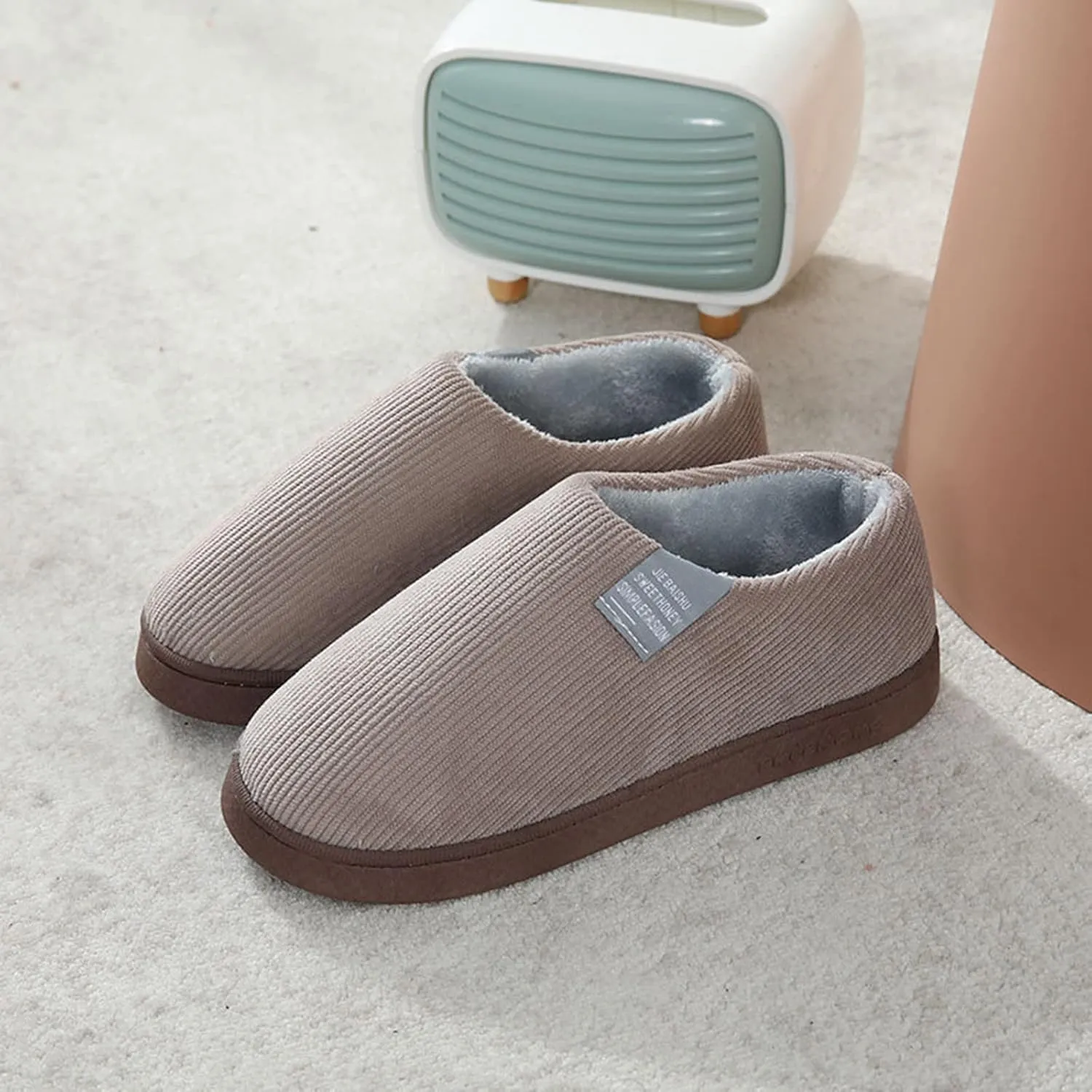 SBGMoSJ Womens Winter Slippers Clogs Ladies Slippers Winter Disposable House Slippers Funny Slippers for Adults Men Pencil Christmas Tree Gifts for Her 2023