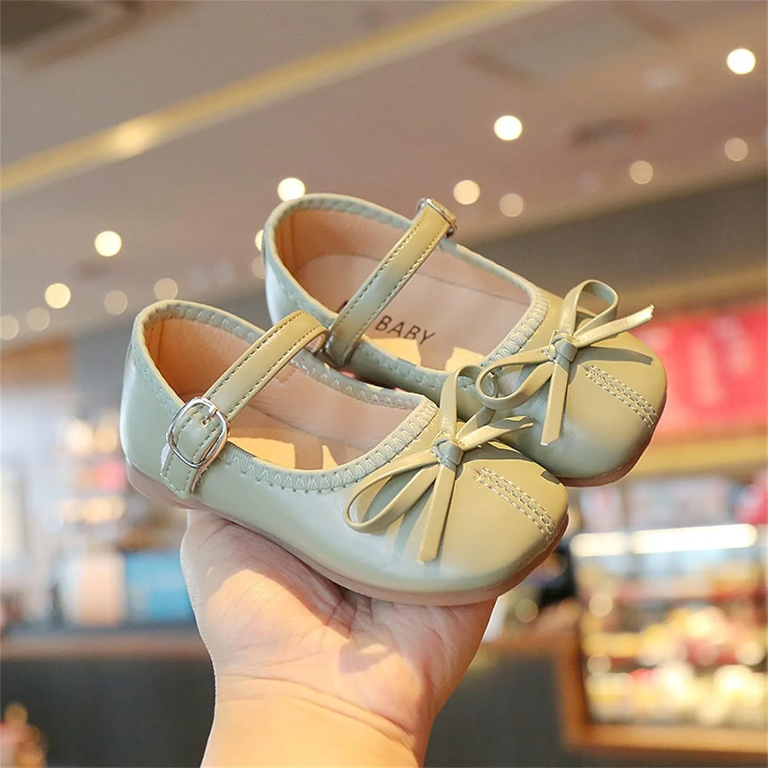 Toddler Girls Dress Shoes Bow Slip On Mary Jane Ballet Flats Girl School Party Wedding Shoes School Girl Shoes
