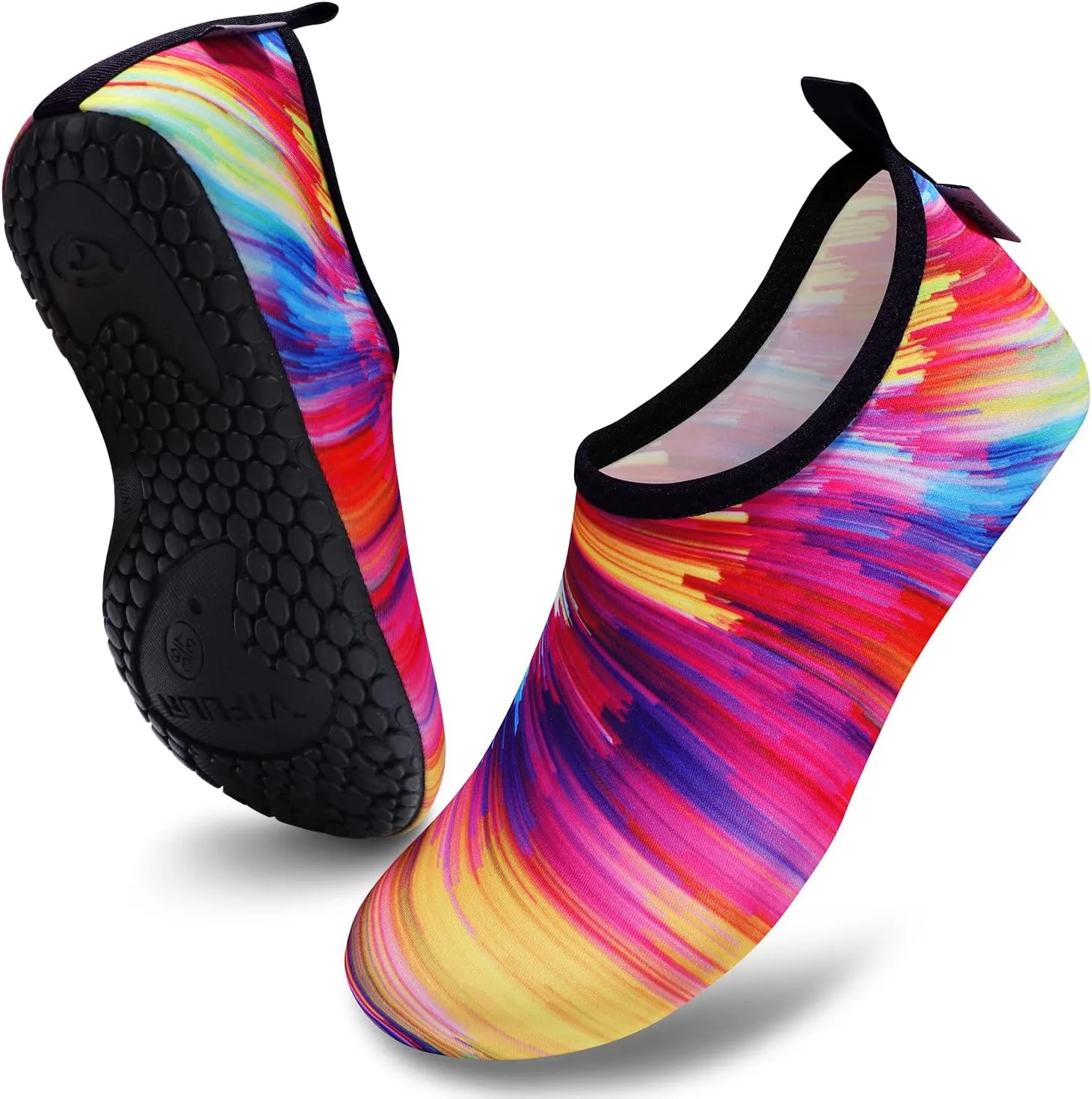 VIFUUR Water Sports Shoes Barefoot Quick-Dry Aqua Yoga Socks Slip-on for Men Women