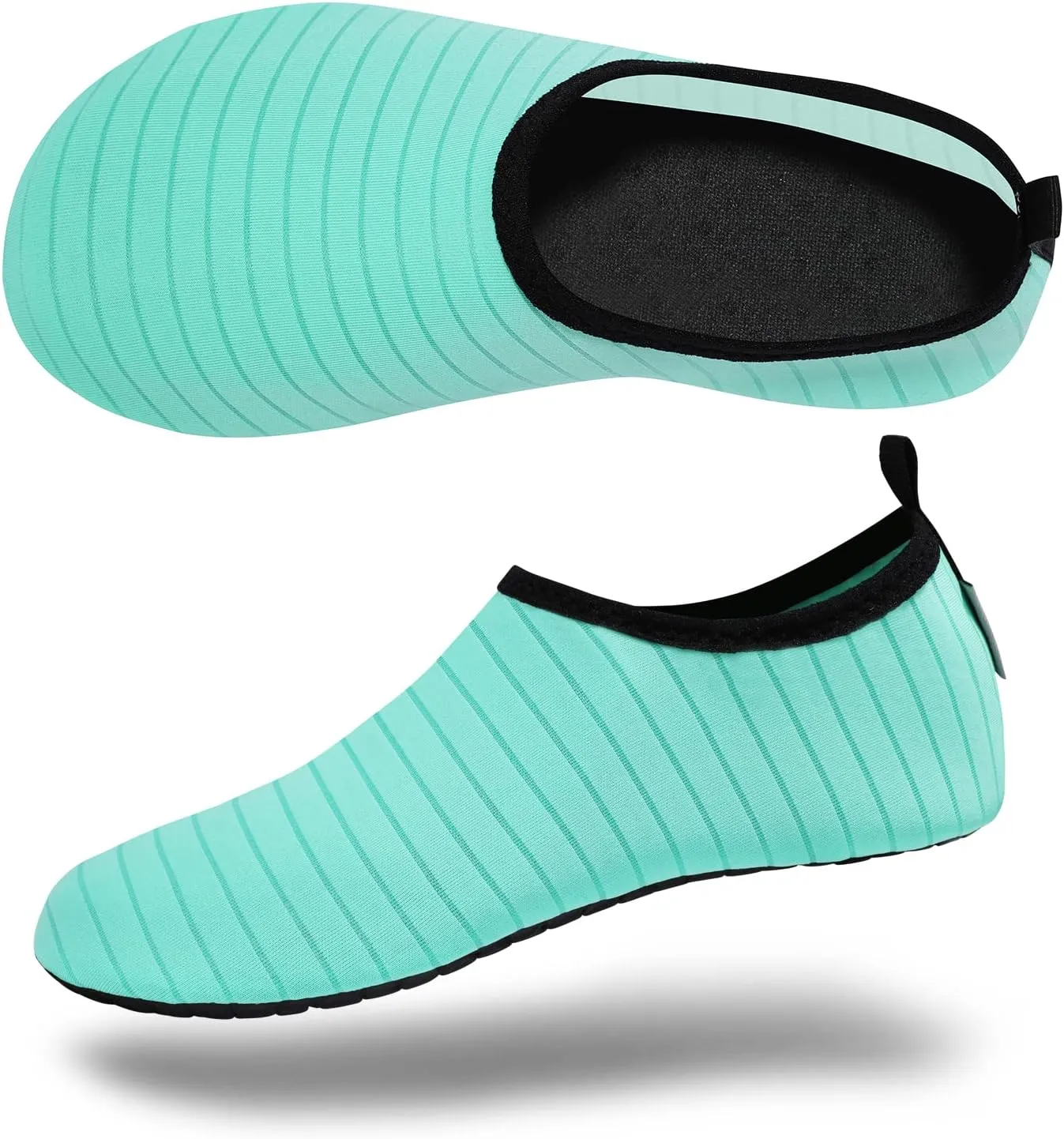 VIFUUR Water Sports Shoes Barefoot Quick-Dry Aqua Yoga Socks Slip-on for Men Women